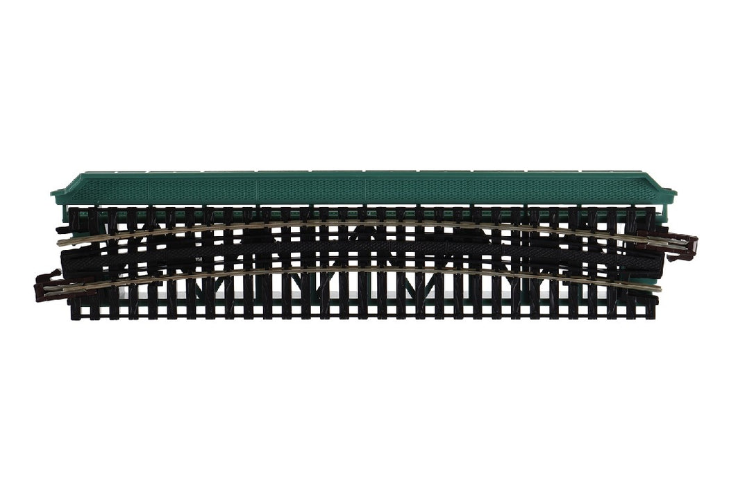 Kato 20-471 Curved Deck Girder Bridge, Green - 481mm (19") Radius 15 Degree