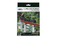 Kato 20-824 Curved Bridge Set 481mm (19") Radius 60 Degree, Red