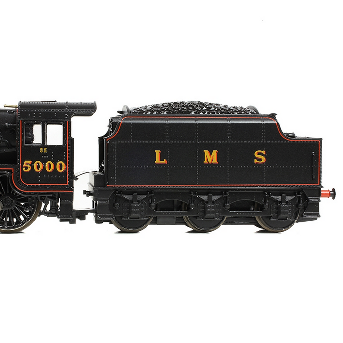 Graham Farish 372-135A LMS 5MT 'Black 5' with Riveted Tender 5000 LMS Lined Black