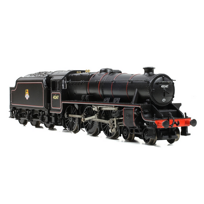 Graham Farish 372-136B LMS 5MT 'Black 5' with Welded Tender 45247 BR Early Lined Black