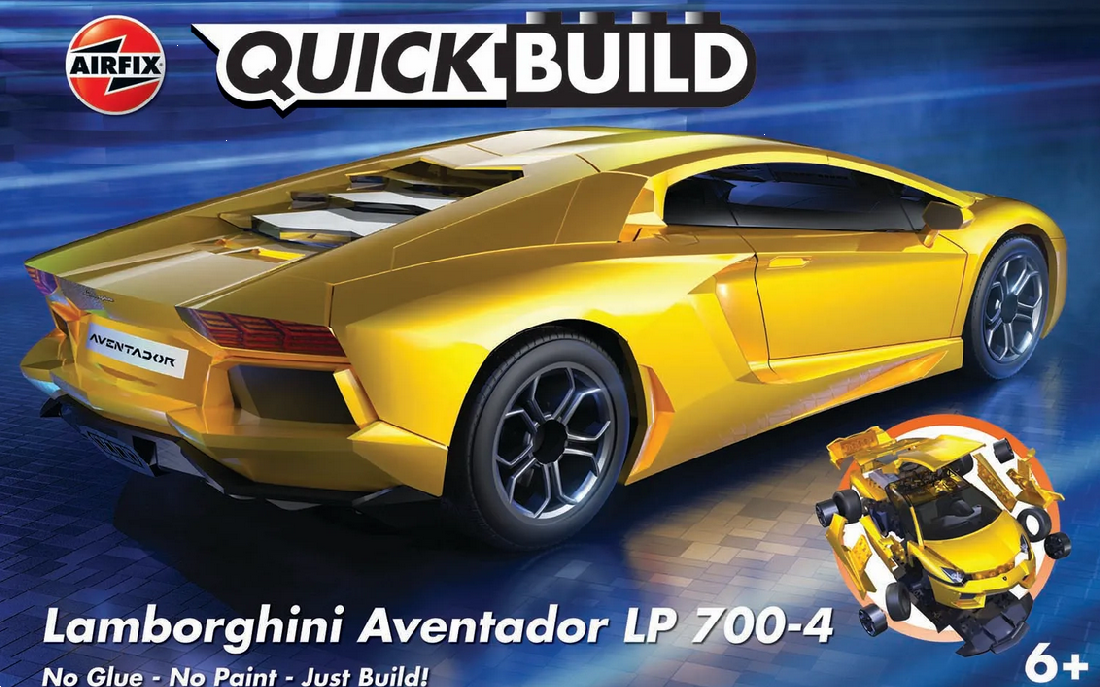 Airfix J6026 Quickbuild Lamborghini Aventador yellow