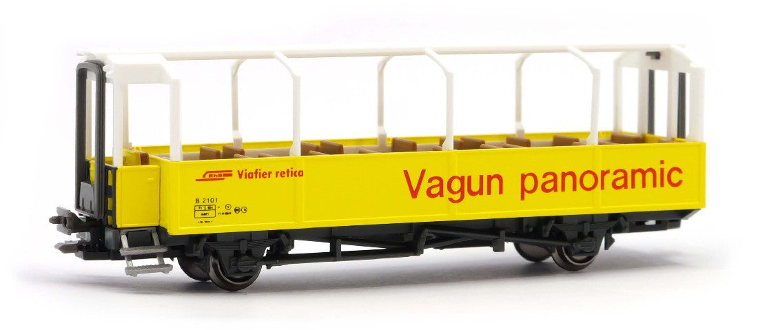 Kato 5253-2 Rhaetische Bahn open panorama car