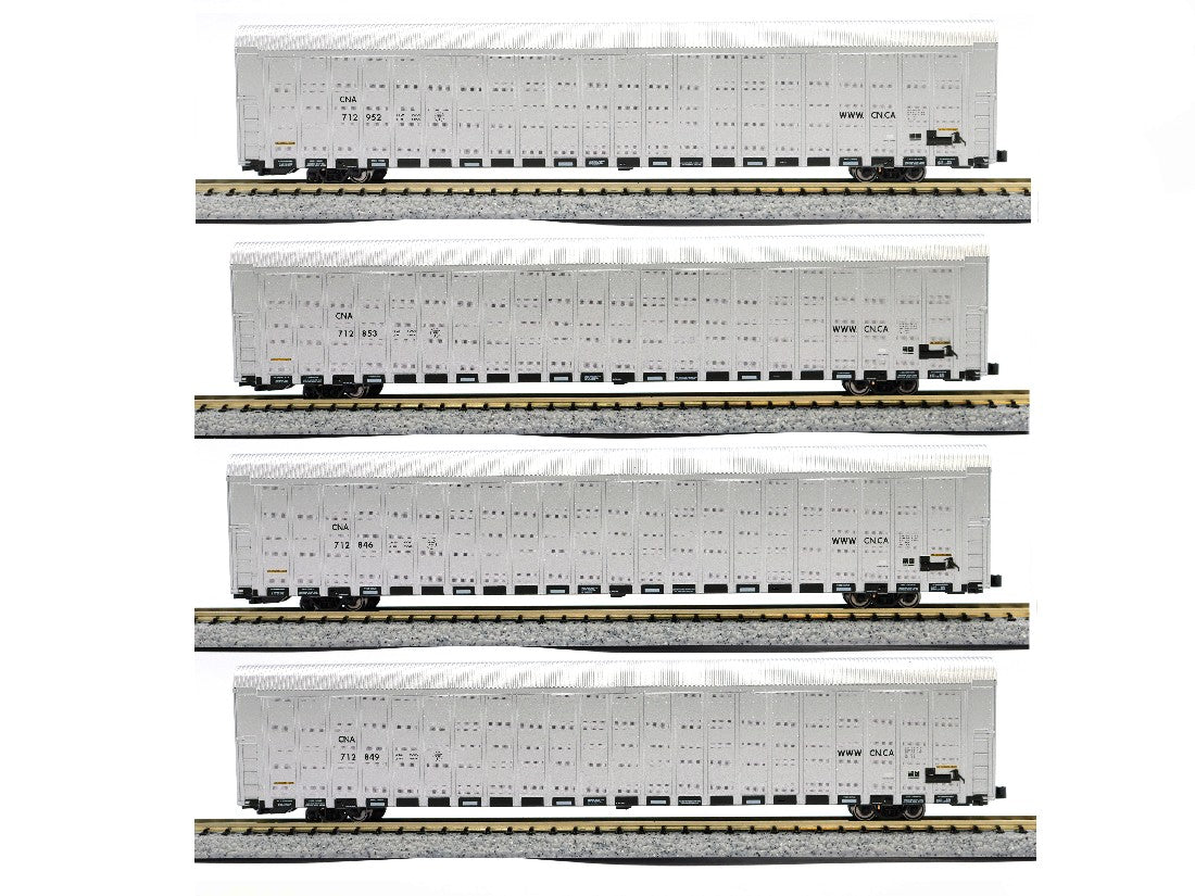 Kato 106-5509 Autorack Freight Cars - Canadian National 4-Car Set ...