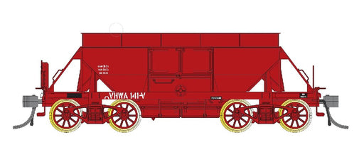 IDR Models NN-07 Bogie Ballast Wagons (4 Pack) - VHWA 141, 68, 112 with 30 Ton Cast Bogies - VHWA 109 with 40 Ton Roller Bearing Bogies