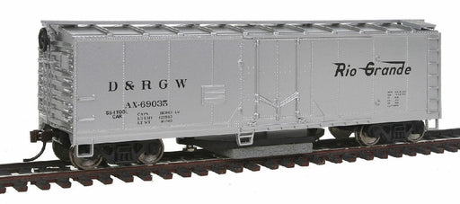 WALTHERS 931-1482 Track Cleaning Car - Denver & Rio Grande Western 40' Plug-Door Boxcar 