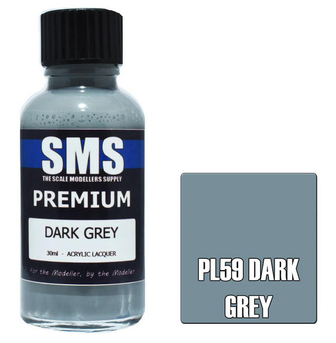 SMS PL59 Premium Lacquer GENERAL COLOUR - DARK GREY (30ml)