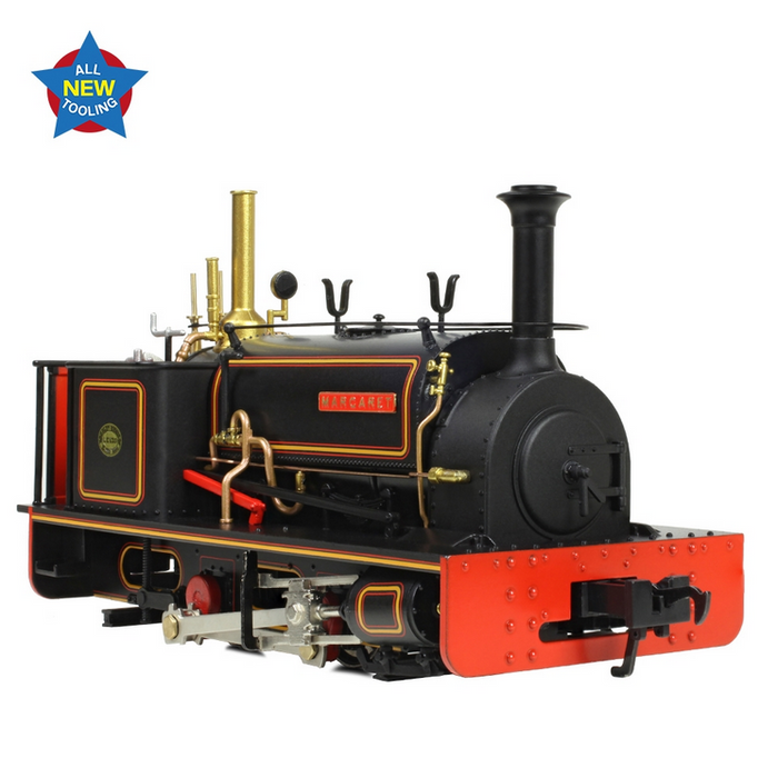 Bachmann NG7 71-027SF Quarry Hunslet 0-4-0ST "Margaret" in  Penrhyn Quarry Lined Black (Early) - With DCC Sound