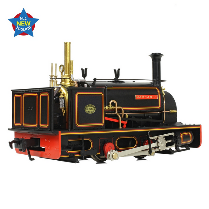 Bachmann NG7 71-027SF Quarry Hunslet 0-4-0ST "Margaret" in  Penrhyn Quarry Lined Black (Early) - With DCC Sound