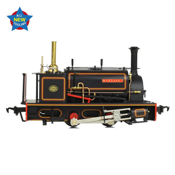 Bachmann NG7 71-027SF Quarry Hunslet 0-4-0ST "Margaret" in  Penrhyn Quarry Lined Black (Early) - With DCC Sound