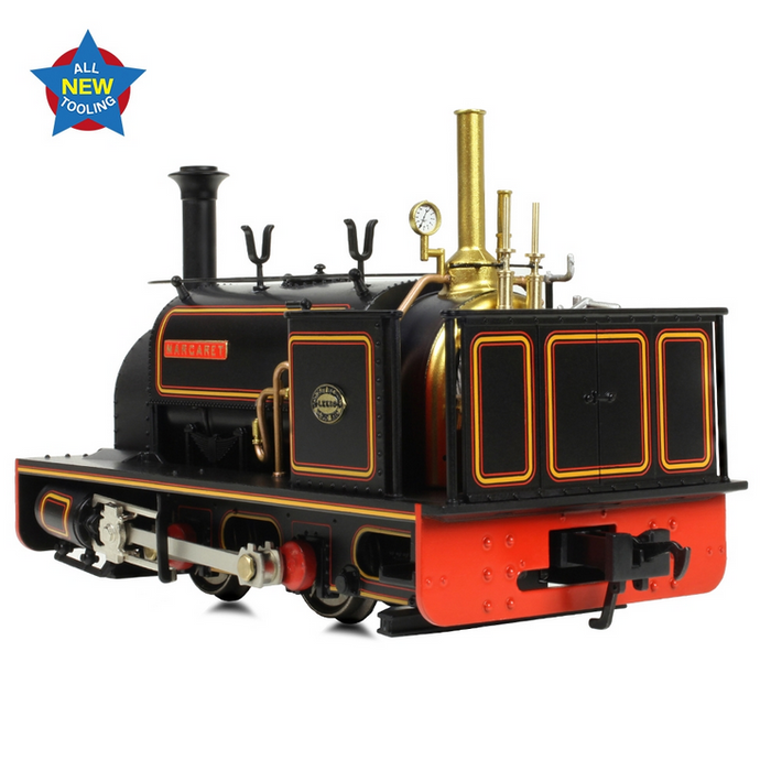 Bachmann NG7 71-027SF Quarry Hunslet 0-4-0ST "Margaret" in  Penrhyn Quarry Lined Black (Early) - With DCC Sound