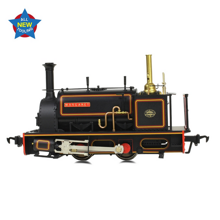 Bachmann NG7 71-027SF Quarry Hunslet 0-4-0ST "Margaret" in  Penrhyn Quarry Lined Black (Early) - With DCC Sound