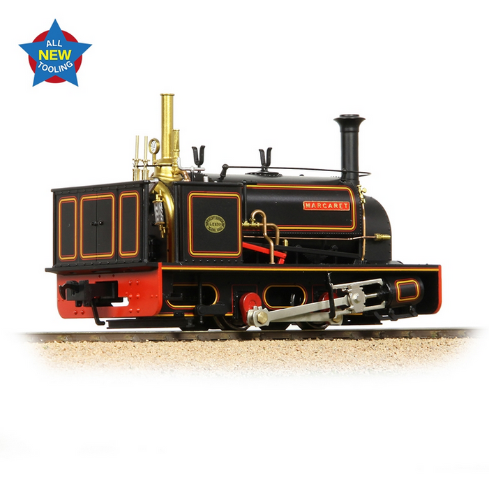 Bachmann NG7 71-027SF Quarry Hunslet 0-4-0ST "Margaret" in  Penrhyn Quarry Lined Black (Early) - With DCC Sound