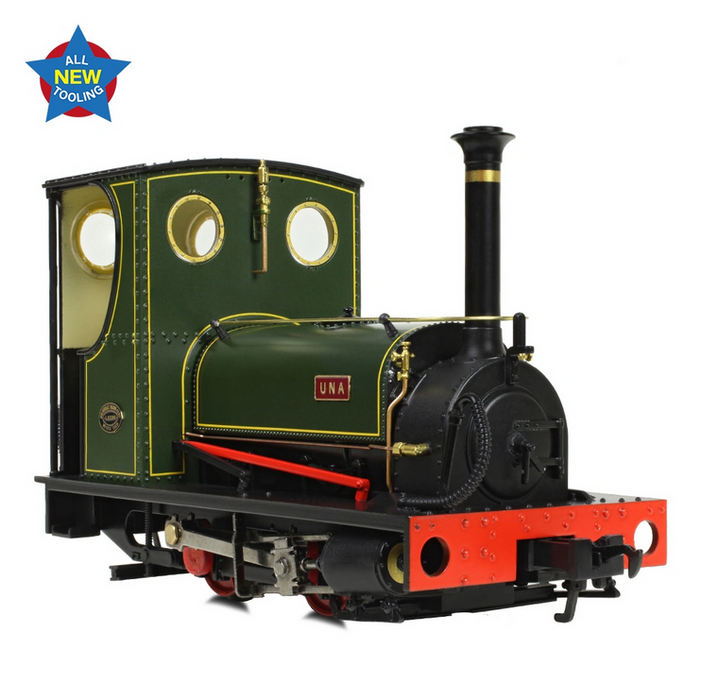 Bachmann NG7 71-028 Quarry Hunslet 0-4-0ST "Una" Lined Green