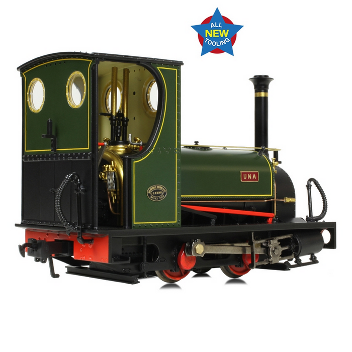 Bachmann NG7 71-028SF Quarry Hunslet 0-4-0ST "Una" Lined Green - With DCC Sound