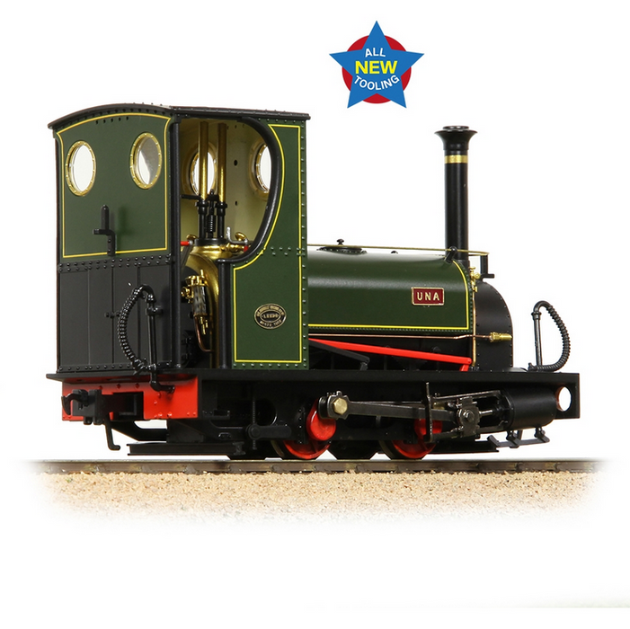 Bachmann NG7 71-028SF Quarry Hunslet 0-4-0ST "Una" Lined Green - With DCC Sound