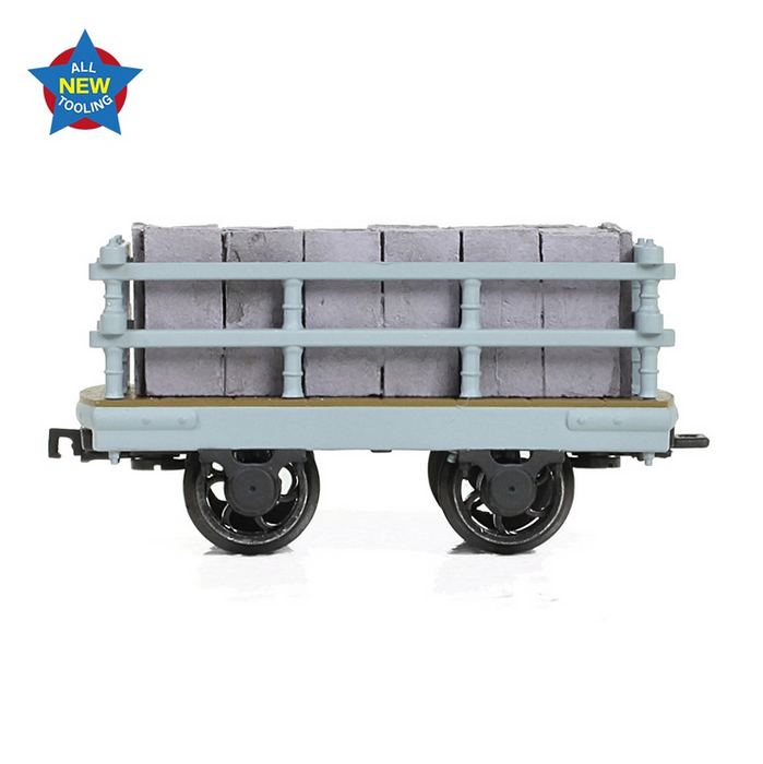 Bachmann NG7 73-027 Dinorwic Slate Wagon with Sides in Grey - with Slate Load