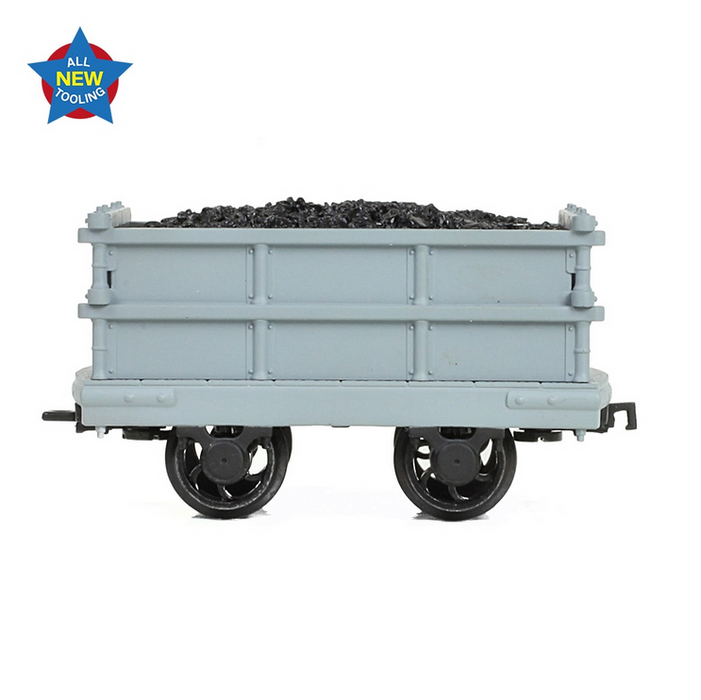 Bachmann NG7 73-029 Dinorwic Coal Wagon in Grey - with Coal Load