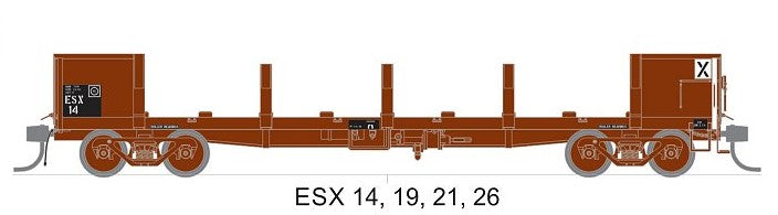 SDS Models ELX009 ESX Wagon Pack (4-Pack Containing ESX #14, #19, #21, #26)