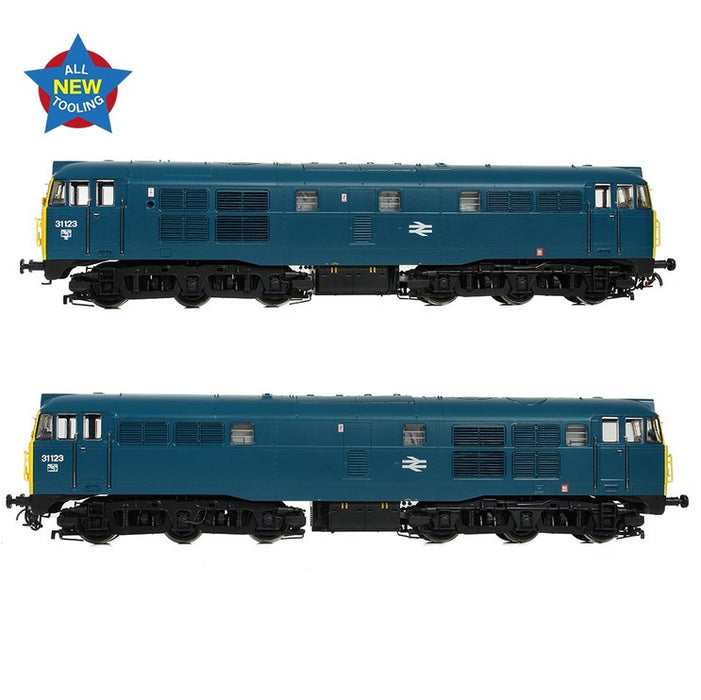 Branchline 35-805 Class 31/1 Diesel Locomotive - #31123 in British Rail Blue
