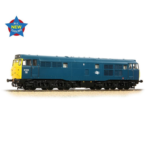 Branchline 35-805SF Class 31/1 Diesel Locomotive - #31123 in British Rail Blue - With DCC Sound