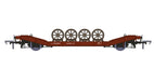 Rapido 929003 LOWMAC Flat Car 'EP" #E260885 in British Rail Bauxite