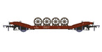 Rapido 929004 LOWMAC Flat Car 'EP" #E263298 in British Rail Bauxite