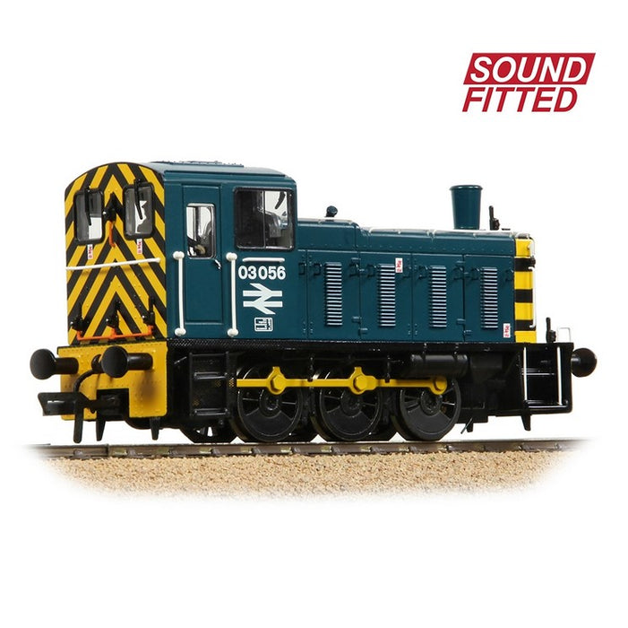 Branchline 31-362BSF Class 03 Diesel Shunter #03056 - British Rail Blue