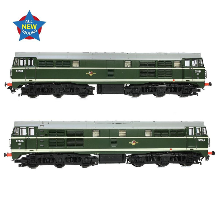 Branchline 35-801SFX Class 30 D5564 BR Green (Late Crest) - With DCC Sound, Auto Couplings, and Extra Detailing