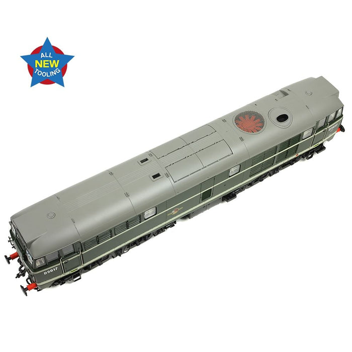 Branchline 35-801ASFX Class 30 D5617 BR Green (Late Crest) - With DCC Sound, Auto Couplers, and Extra Detailing