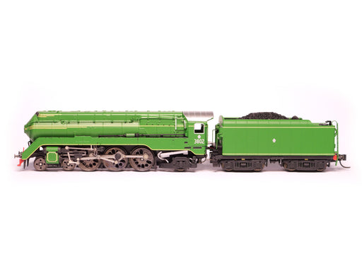 Gopher Models C3802 - C38 Class Streamliner Steam Locomotive - #3802 Green NSWGR