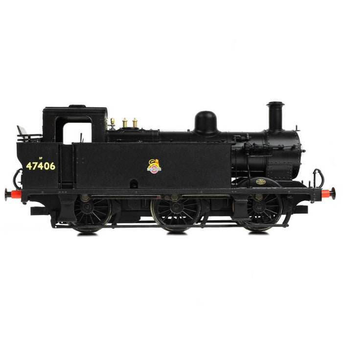 Branchline 32-231B LMS Fowler 3F Jinty Tank Locomotive 47406 - British Railways Black Early