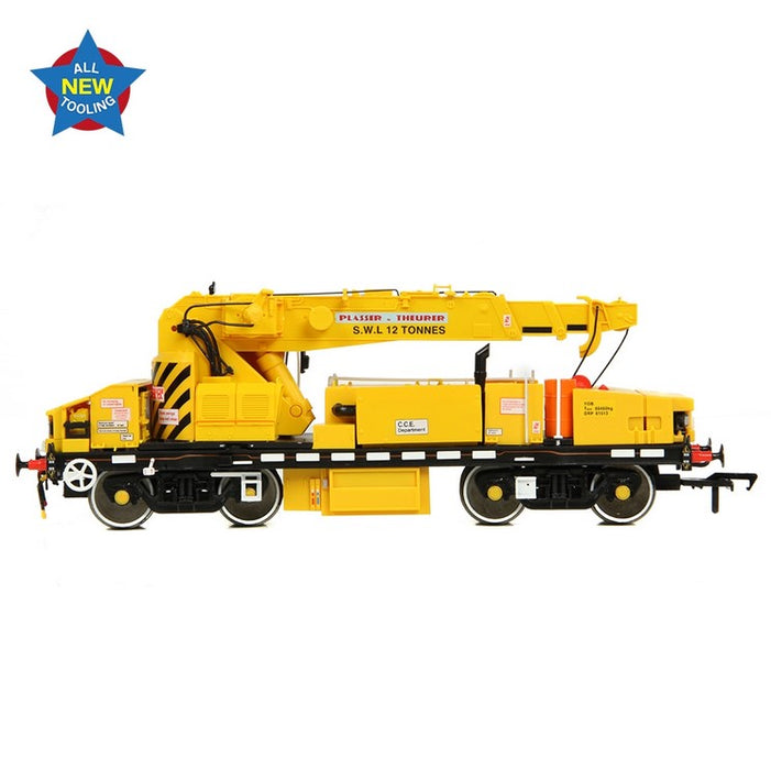 EFE E87048 Plasser 12T YOB Diesel-Hydraulic Crane DRP81513 Departmental Yellow