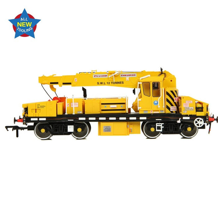 EFE E87048 Plasser 12T YOB Diesel-Hydraulic Crane DRP81513 Departmental Yellow