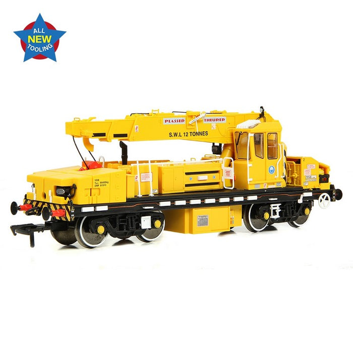 EFE E87048 Plasser 12T YOB Diesel-Hydraulic Crane DRP81513 Departmental Yellow