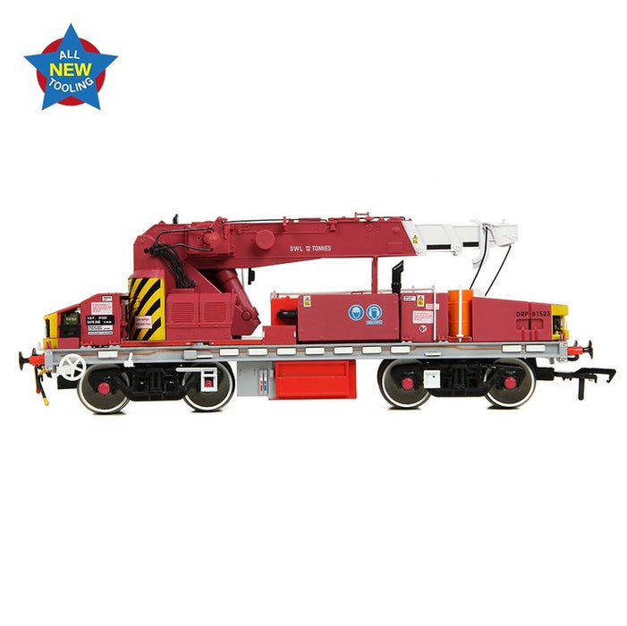 EFE E87049 Plasser 12T YOB Diesel-Hydraulic Crane DRP81523 Javis/Fastline Maroon
