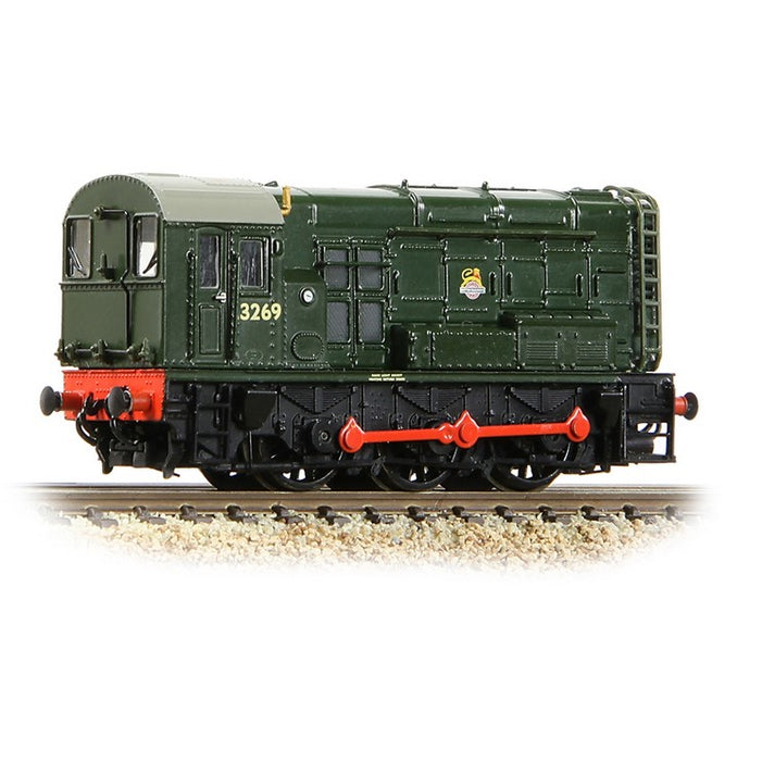 Graham Farish 371-013ASF Class 08 13269 BR Green early emblem with DCC sound