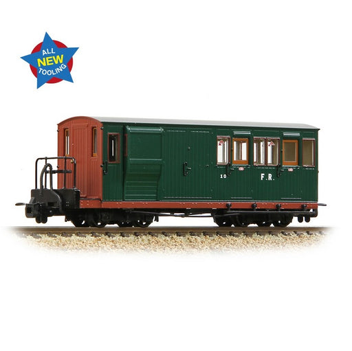 Bachmann Narrow Gauge 394-080 Ffestiniog Brake Third - No. 10 Green