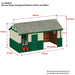 Branchline 44-1004B Corrugated Platform Shelter and Office - Chocolate