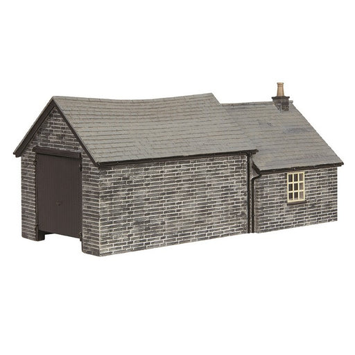 Branchline 44-1007B Narrow Gauge Stone Shed and Store - Black