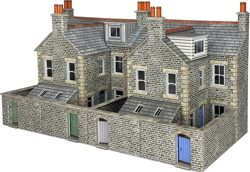 Metcalfe PO305 OO Scale Terrace House Backs Stone