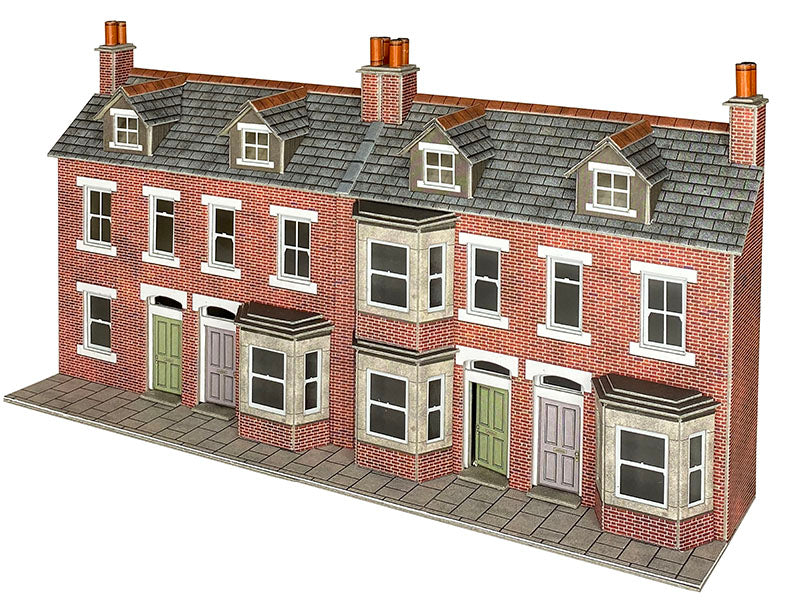 Metcalfe PO302 Terraced House Front Brick