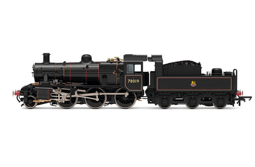 HORNBY R30390 BR (Early) - Standard 2MT Steam Locomotive - Lined 78019 NE 12D