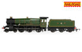 Hornby R30376 GWR Class 1000 County of Merioneth Train Pack (1x Steam Locomotive + 2x Passenger Cars)