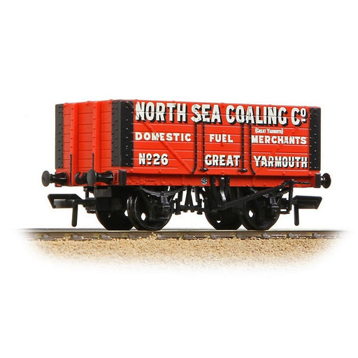 Branchline 37-112A 7 Plank Fixed End Wagon 'North Sea Coaling Co.' Red