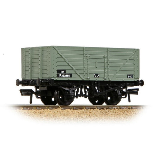 Branchline 37-158D 8 Plank Fixed End Wagon - BR Grey (Early)