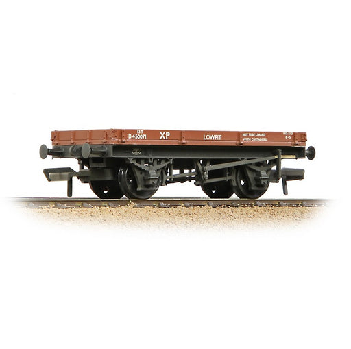 Branchline 37-477E 1 Plank 'Lowfit' Wagon BR Bauxite (Early) - Weathered