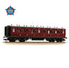 Branchline 39-863 LNWR 50ft Arc Roof Composite Corridor Passenger Car - LMS Crimson Lake