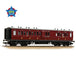 Branchline 39-883 LNWR 50ft Arc Roof Brake Third Corridor Passenger Car - LMS Crimson Lake