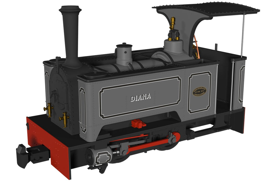 RAPIDO 986001 OO9 Guage Kerr Stuart Sirdar ‘Diana’ Tank Locomotive – Lined Grey