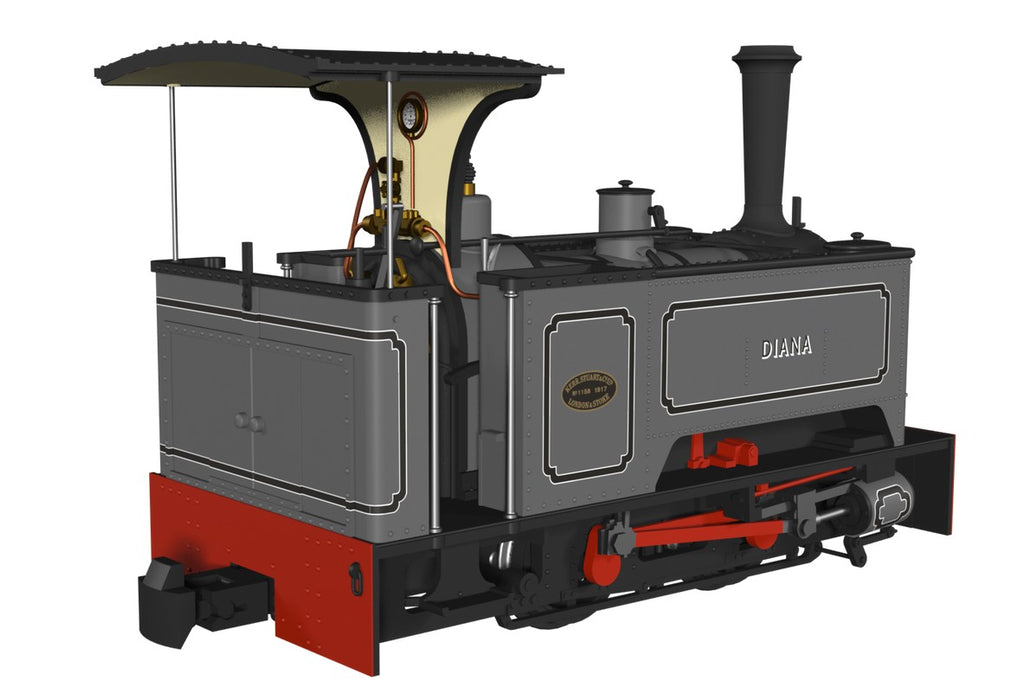 RAPIDO 986001 OO9 Guage Kerr Stuart Sirdar ‘Diana’ Tank Locomotive – Lined Grey